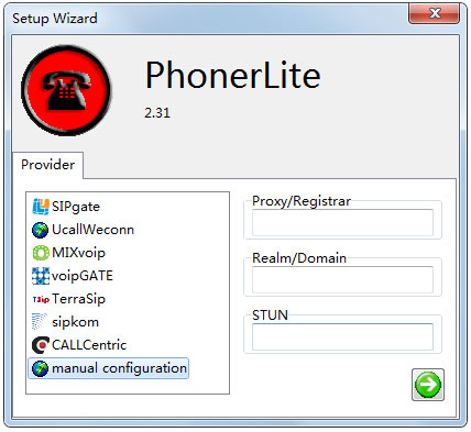 PhonerLite Portable(VoIP网络电话) V2.31 绿色版  