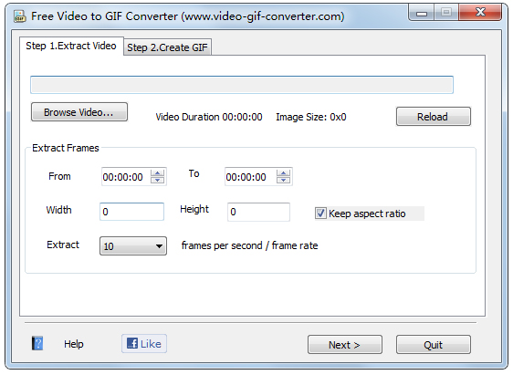 Free Video to GIF Converter(GIF图片制作软件) V2.0