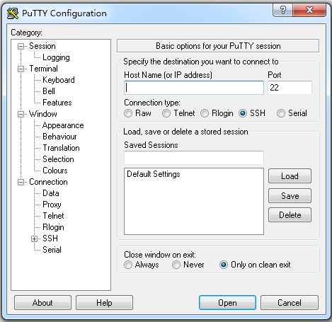 PuTTY(ssh连接工具) V0.68 英文版