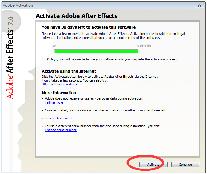 Adobe After Effects(视频特效软件AE) V7.0 汉化破解版