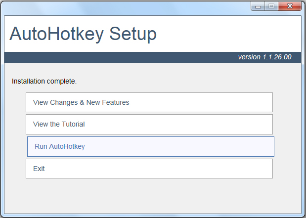AutoHotkey(热键脚本语言) V1.1.26.00 免费版