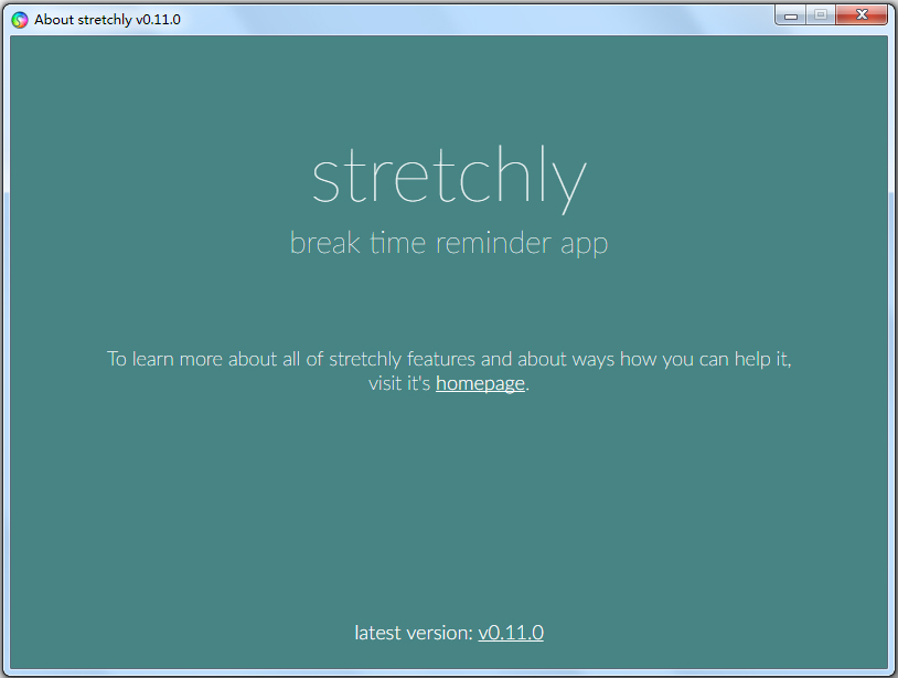 stretchly(定时护眼软件) V0.11.0 绿色版