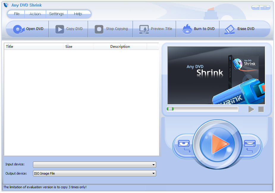Any DVD Shrink(dvd光盘刻录软件) V1.4.3