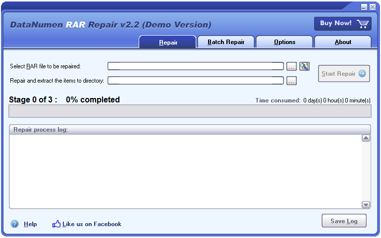 DataNumen RAR Repair(RAR文件修复工具) V2.2 英文版