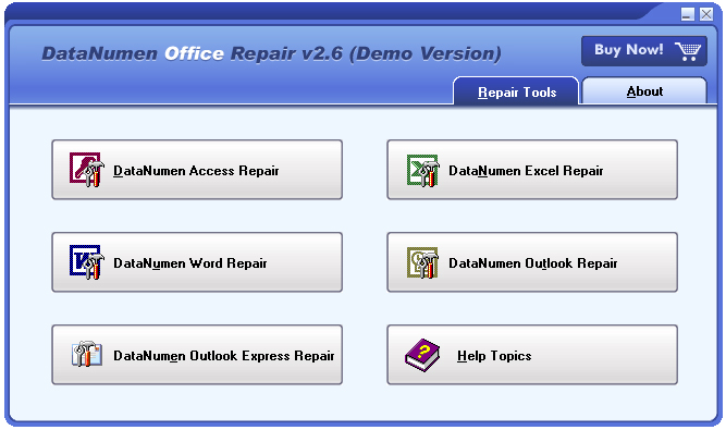 DataNumen Office Repair(Office文件修复工具) V2.6 英文版
