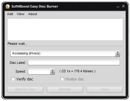 Soft4Boost Easy Disc Burner(光盘刻录软件) V5.5.1.717 英文版
