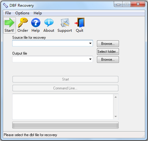 DBF Recovery(DBF文件修复软件) V4.1 英文版