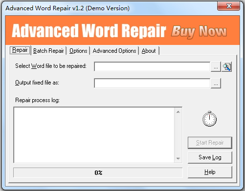 Advanced Word Repair(Word文档修复工具) V1.2.0.0 英文版