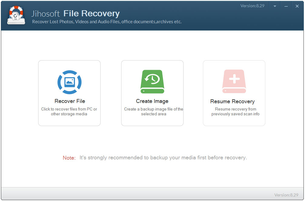 Jihosoft File Recovery(电脑文件恢复软件) V8.29