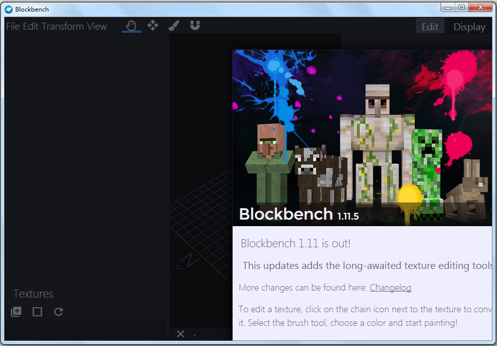 Blockbench(3D建模软件) V1.11.5 英文版