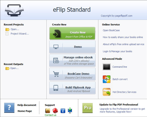 eFlip Standard(翻页书创建工具) V4.3.4 官方版