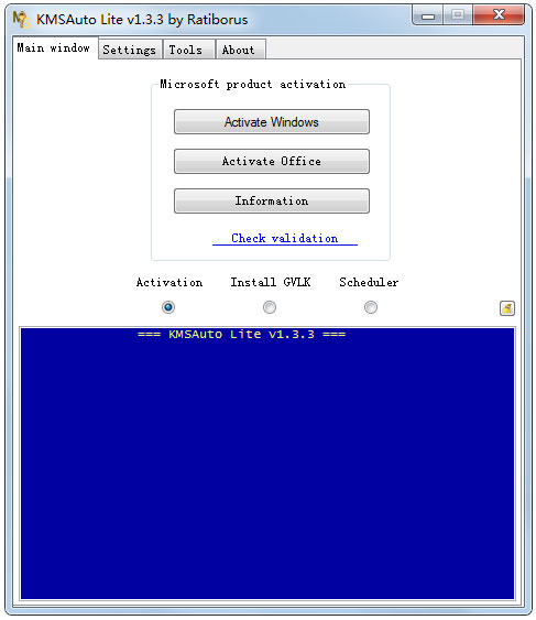 KMSAuto Lite(Windows激活工具) V1.3.3 绿色版