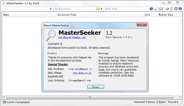 MasterSeeker(文件搜索软件) V1.5.1 绿色版