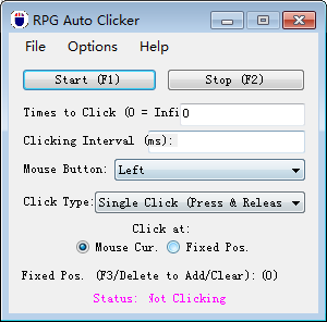 RPG Auto Clicker(鼠标自动点击工具) V5.0.1.0