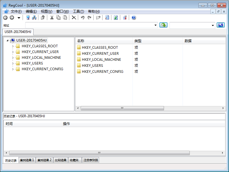 RegCool(注册表编辑器软件) V1.080 中文绿色版