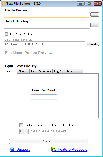 Text File Splitter(文件分割工具) V1.5.0 绿色免费版