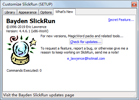 SlickRun(浮动命令行实用工具) V4.4.6.1