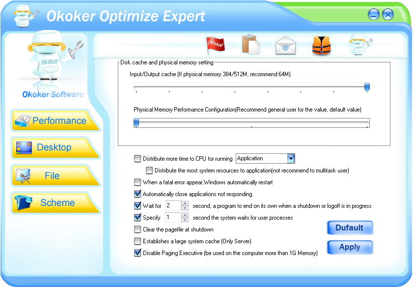 Okoker Optimize Expert(注册表优化工具) V4.4