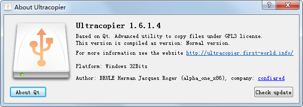 Ultracopier(快速复制软件) V1.6.1.4