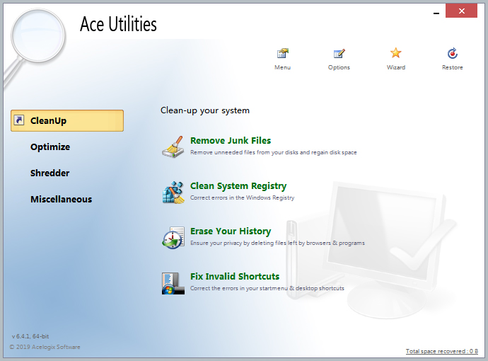 Ace Utilities(清理系统垃圾工具) V6.4.1