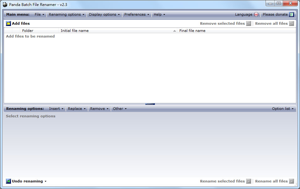 Panda Batch File Renamer(批量文件重命名工具) V2.3