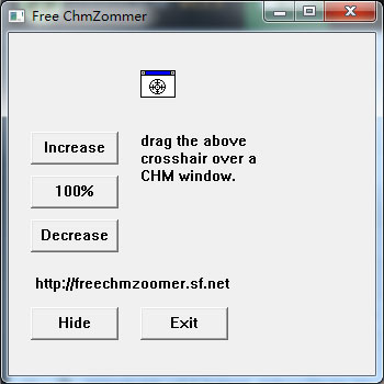 Free ChmZoomer(字体放大工具) V1.0 绿色版