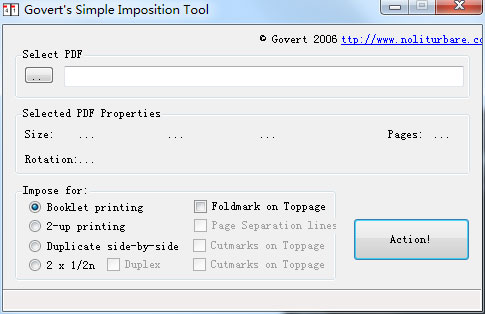 Gimposition(PDF页面合成工具) V1.0 绿色版