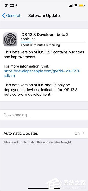苹果发布iOS 12.3 beta 2开发者预览版更新