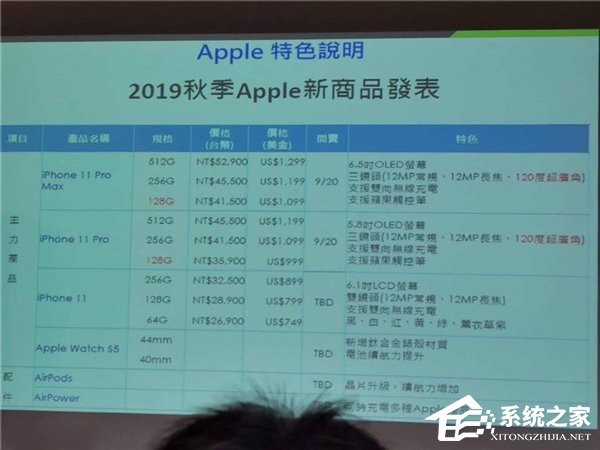 iPhone 11中国台湾售价表出炉