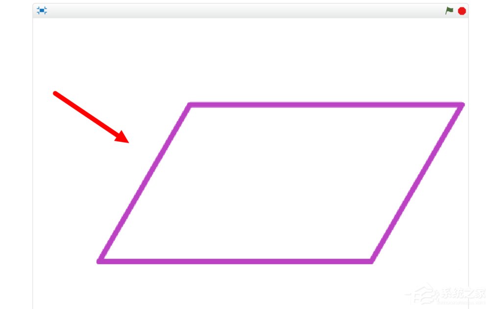 Scratch如何绘制平行四边形？Scratch绘制平行四边形的方法步骤