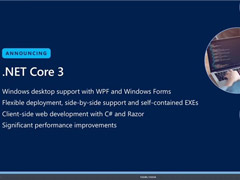 支持Win32应用！微软发布.NET Core 3.0首个预览版本（附下载地址）