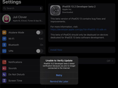 iPadOS 13.2 Beta 2致设备变砖
