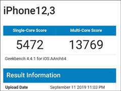 已知最高！苹果A13 GeekBench跑分成绩出炉