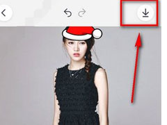 天天P图中怎么找到圣诞帽素材位置？天天P图中找到圣诞帽素材位置的方法